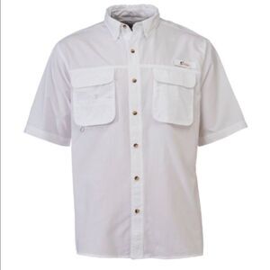 WWS Mens Nylon Angler Short-Sleeve Shirt Sz Large